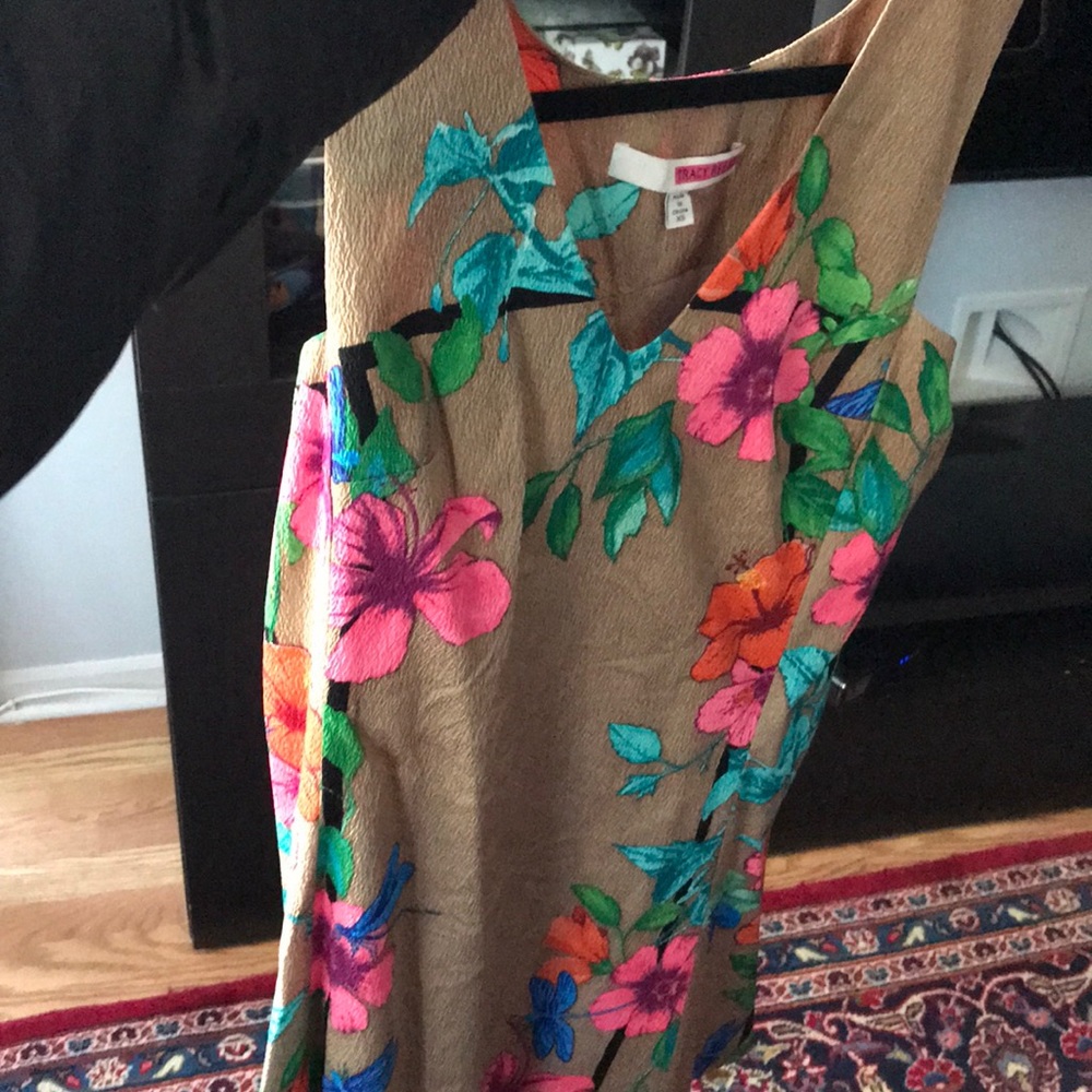 Tracey Reese floral dress -never worn - silk
